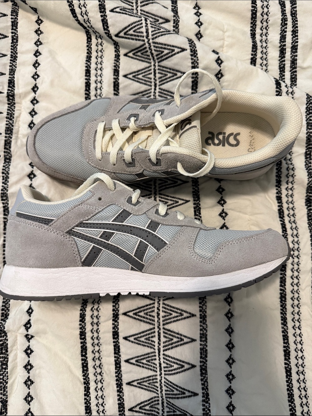 ASICS Men’s Athletic Sneakers - Light Gray & Cream